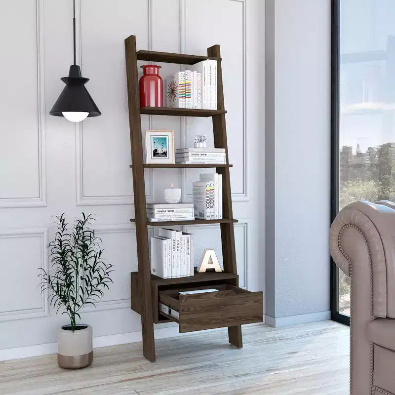 Libreria a Scala Hamburg, Noce Scuro