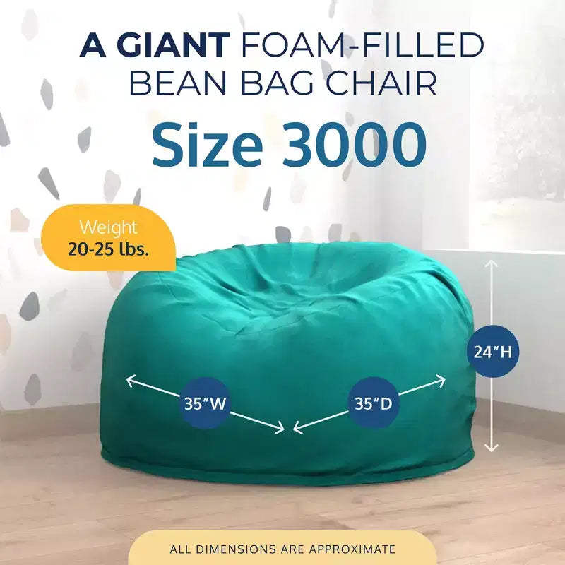 Poltrona Sacco Oversize, Comoda Poltrona da Interno