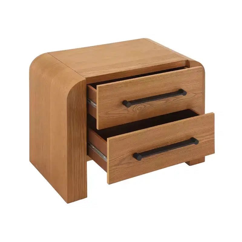 Comodino moderno Arleston da 28,50 pollici con 2 cassetti