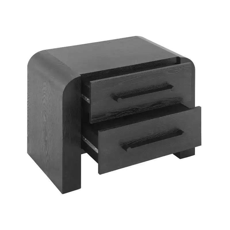 Comodino moderno Arleston da 28,50 pollici con 2 cassetti