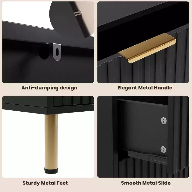 Comò a 6 cassetti, comò moderno da camera in legno con cassetti portaoggetti, mobile TV in stile rustico per soggiorno, camera da letto, corridoio